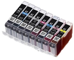 Canon Compatible CLI-42 Ink Cartridge Multipack (B/C/M/Y/PC/PM/GY/LGY)